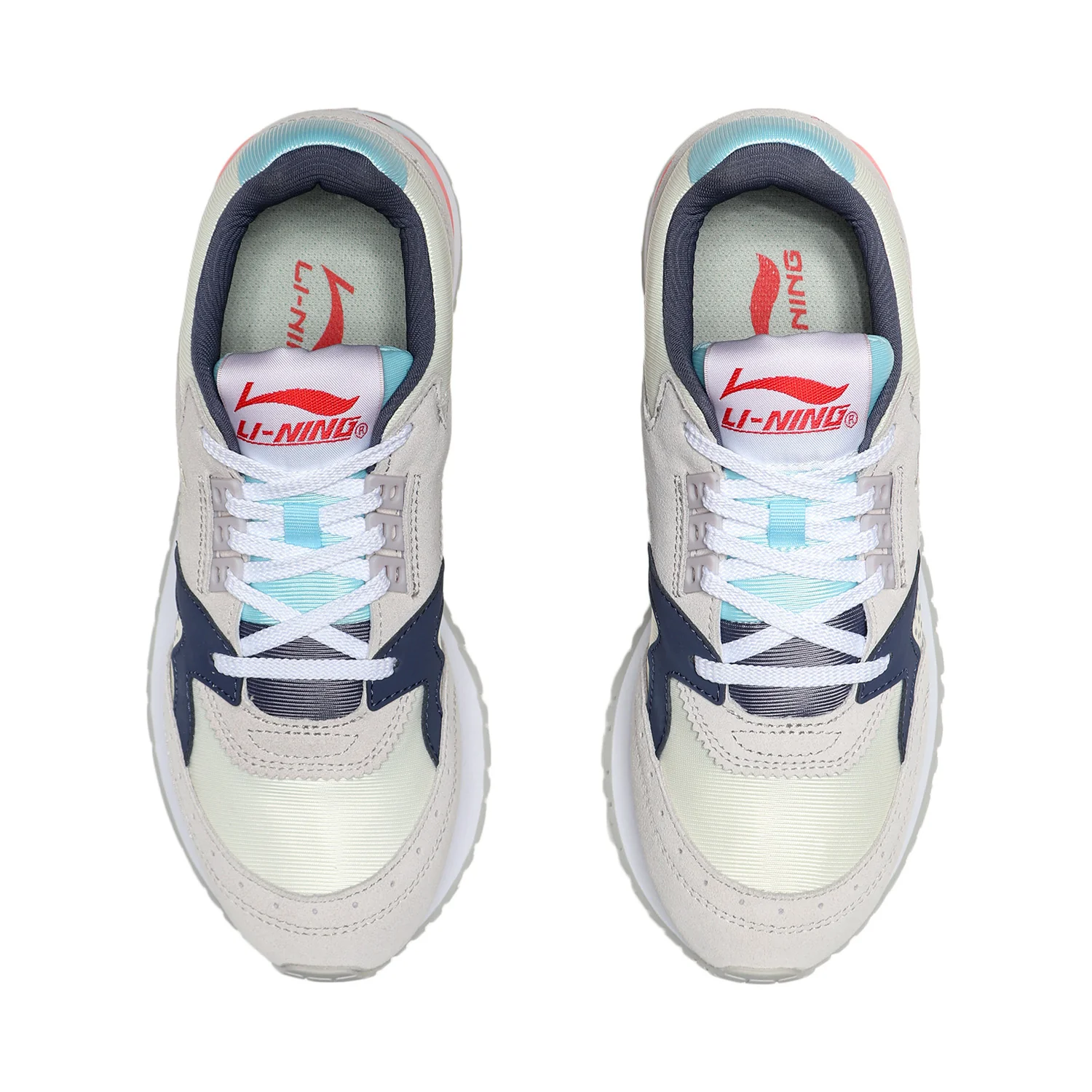 Damen Sneaker Classic 001 weiß/blau - AGCQ088-2 - Image 5